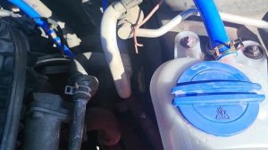 Замена штатных трубок системы охлаждения Audi A4 B8 1.8