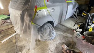 Замена порога и локальный окрас Skoda Fabia 2