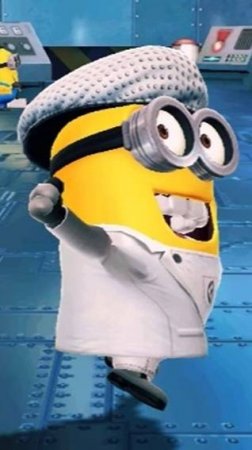 Миньон Певец в лаборатории Грю Minion Rush Мультик Бегалки для малышей