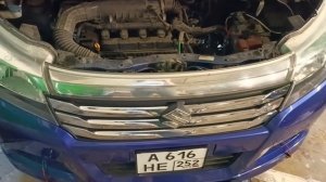 Установка линзованных ПТФ в Suzuki Solio