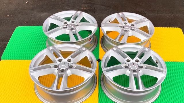 Диски Mercedes (Euro Forsch) R17 5/112 из Japan(Япония)! Параметры: 6.5/R17, смотреть онлайн