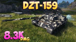 DZT-159 - 7 Фрагов 8.3K Урона - 1 vs 6! - Мир Танков