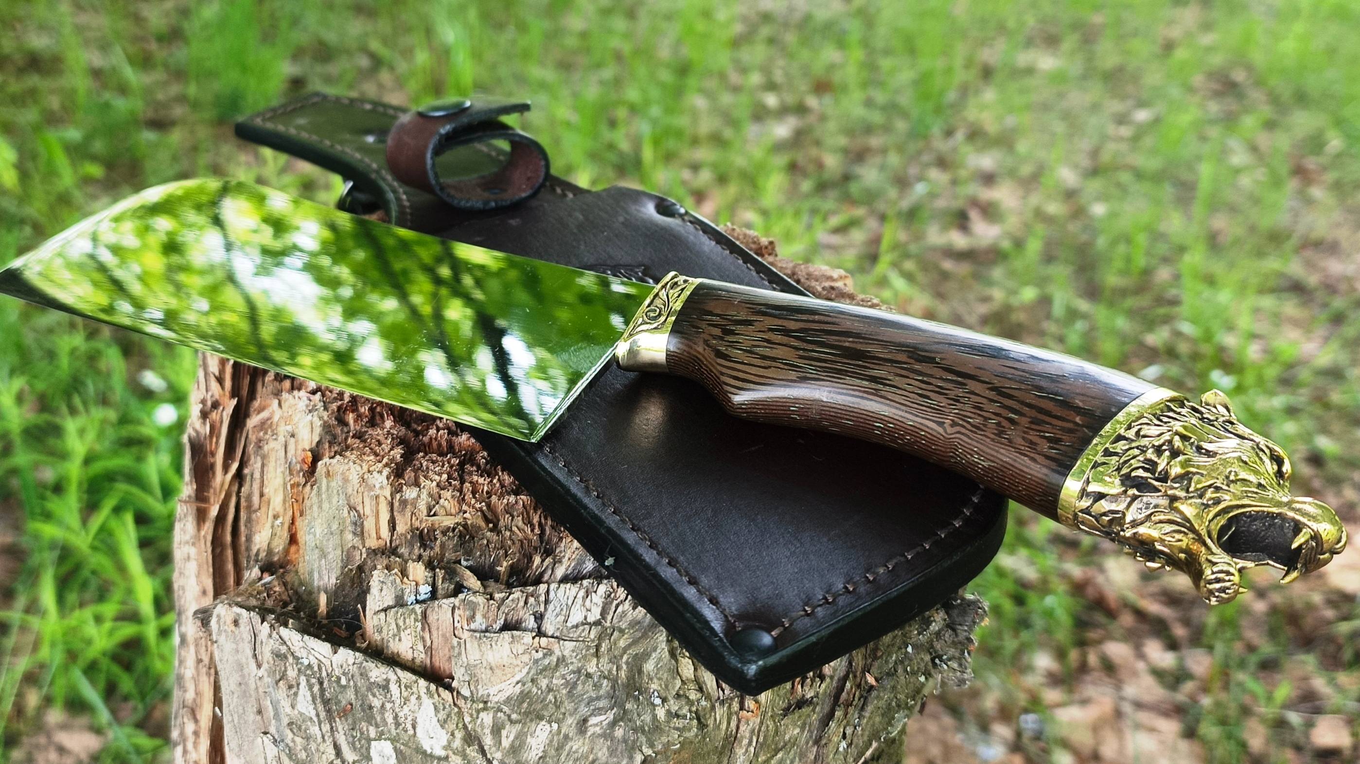 Тяпка Лев для мяса, для рыбы, длина лезвия 16 см