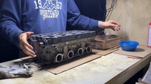 Собираю ГБЦ шеснаря или тонкости по сборке головки 21124