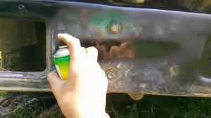 покрасил бампер на камазе 5511 . результат вас удивит.