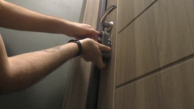 Умный накладной замок Gimdow A1 PRO MAX с возможностью управл смотреть онлайн