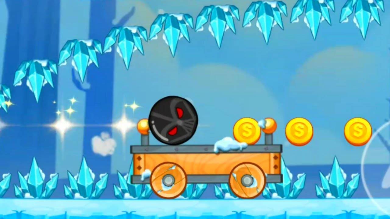 Злой Красный Шар в игре Angry Ball Adventure Уровни 49-51 смотреть онлайн