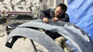 ВОССТАНОВЛЕНИЕ И ПОКРАСКА БАМПЕРА В ОРЕНБУРГЕ #кузовн