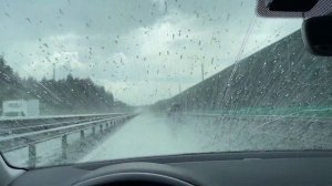 Антидождь в деле на разных скоростях. Turtle Wax Clear Vue Rain Repe