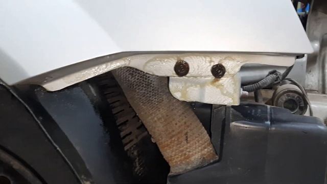 Chevrolet lacetti. Покраска бампера, замена радиаторов, восста смотреть онлайн