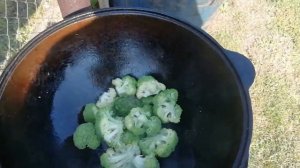 Обед в Казане, брокколи с молодой картошкой 🥘