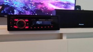 Pioneer DEH-1320MP с установленным Bluetooth модулем.
