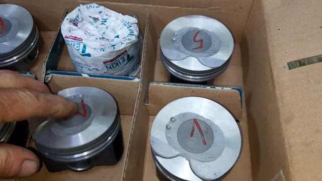 Тойота,1гфе,комплект поршней для ремонта смотреть онлайн