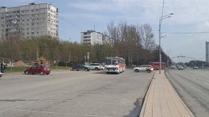 Ретро автобусы Икарус 280 и ЛиАЗ 677 . 19.04.2025.#транспорт #мо