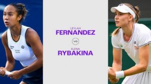 15.08.2024. Лейла Фернандес - Елена Рыбакина. WTA Cincinnati. Leylah Fernandez - Elena Rybakina