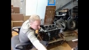 установка заднего сальника змз 402 га3 3110  9624