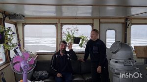 Теплоход Софрон Данилов на буксире теплохода Капитан