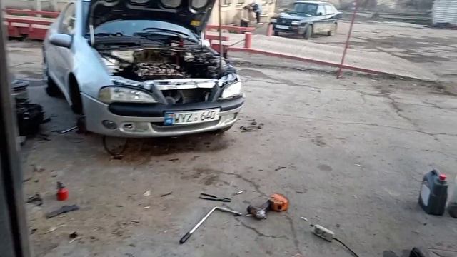 Opel Tigra ремонт ГБЦ. смотреть онлайн