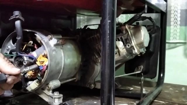 Генератор бензиновый (меняю подшипник, собираю электр смотреть онлайн