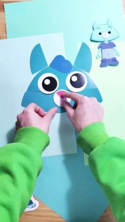 Сделаем Котёнка Мур вместе ✂️🐈 аппликация для детей! — Цветняшки — head shoulders knees and toes