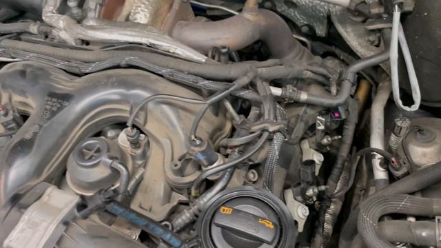 Volkswagen Tuareg, работа с форсунками. смотреть онлайн