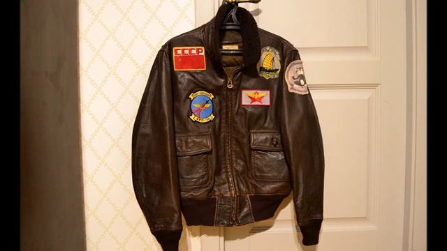 Летная куртка G-1 1973 года,  эскадрилья VFC-13 ВМФ США. смотреть онлайн