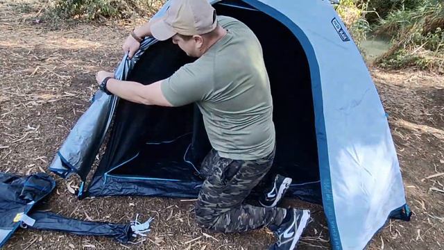 Обзор Кемпинговой Палатки с Декатлона Quechua MH-100 3-х мест смотреть онлайн