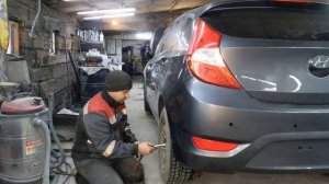 Как я впервые установил парктроники на Hyundai Solaris?