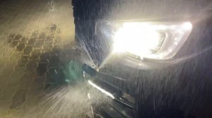 Работа омывателя фар Subaru Levorg