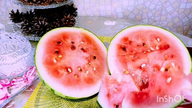 Мой первый УРОЖАЙ АРБУЗА! Снимаю Пробу! Вкусный и слад? смотреть онлайн