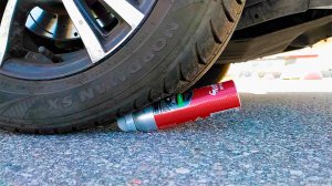 Эксперимент с автомобилем! Краш тест vs Давить колесом Дезодорант Old Spice! АСМР звуки!