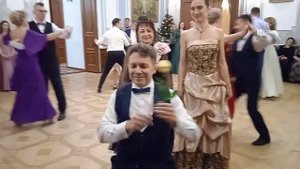 Танец - игра ,, Вальс с цветком 🌹,, Зимний бал в усадьбе