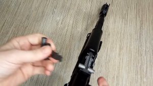 Как исправить кривую мушку карабина Сайга
