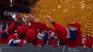 Ярославский "Локомотив" впервые завоевал главный приз сезона КХЛ Кубок Гагарина