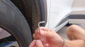 JAC JS6 установка брызговиков, ветровиков