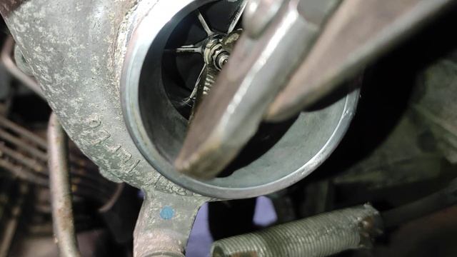 Люфт крыльчатки турбины Паджеро 4. смотреть онлайн