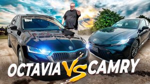 Skoda Octavia против Toyota Camry!