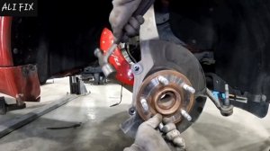 замена подшипника ступицы переднего колеса .. dodge durango -