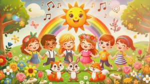 Дружба — весёлые танцы | Весёлая песня для детей 🎵 #Др