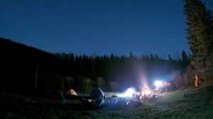 Одна ночь на поляне. Timelipse