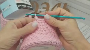 Ну очень простой узор, для сумки или корзинки из шнура (Архив 24 сентября 2023 г.)