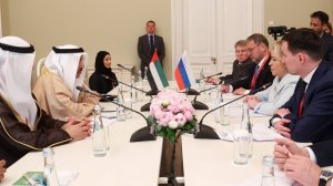 Валентина Матвиенко провела встречу с Председателем Федерального нацсовета ОАЭ Сакром Гоббашем