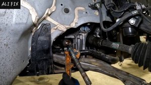 замена внутренней рулевой тяги ... honda accord (крутящий мом