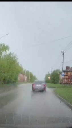 Майская гроза на окраине Нижнего Тагила