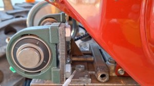 Гусеничный минитрактор. Промвал с понижающим шкивом.