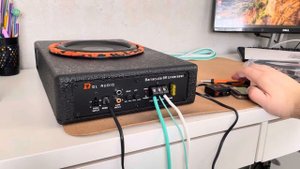 Замена  штатного саба Bose Audi A6 C5 на DL Audio Barracuda 8A Underseat