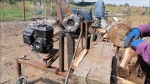 Despicator de lemne cu reductor de forta construit acasa.Дровокол с редуктором ?