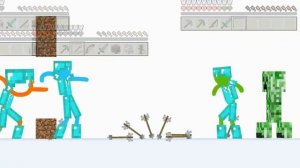 GidroMaster Стикмены VS Minecraft 1 серия (с моей озвучкой!)