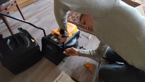Собираю и тестирую электрическую газонокосилку DEKO