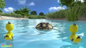 Детский песня- ПЯТЬ МАЛЕНЬКИХ УТЯТ